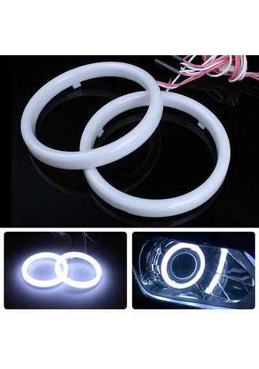 120mm-2017 Yeni Oto Halo Yüzükler Led 12 V Melek Gözü Led Cips Far 60/70/80/90/100/110/120 Mm Melek Gözler Arab