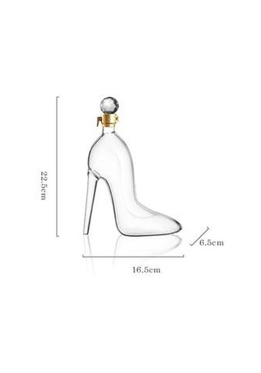 Sürahi Seti, Yüksek Topuklu Ayakkabı İle Viski Bardakları Likör, Bourbon, Votka 350ml