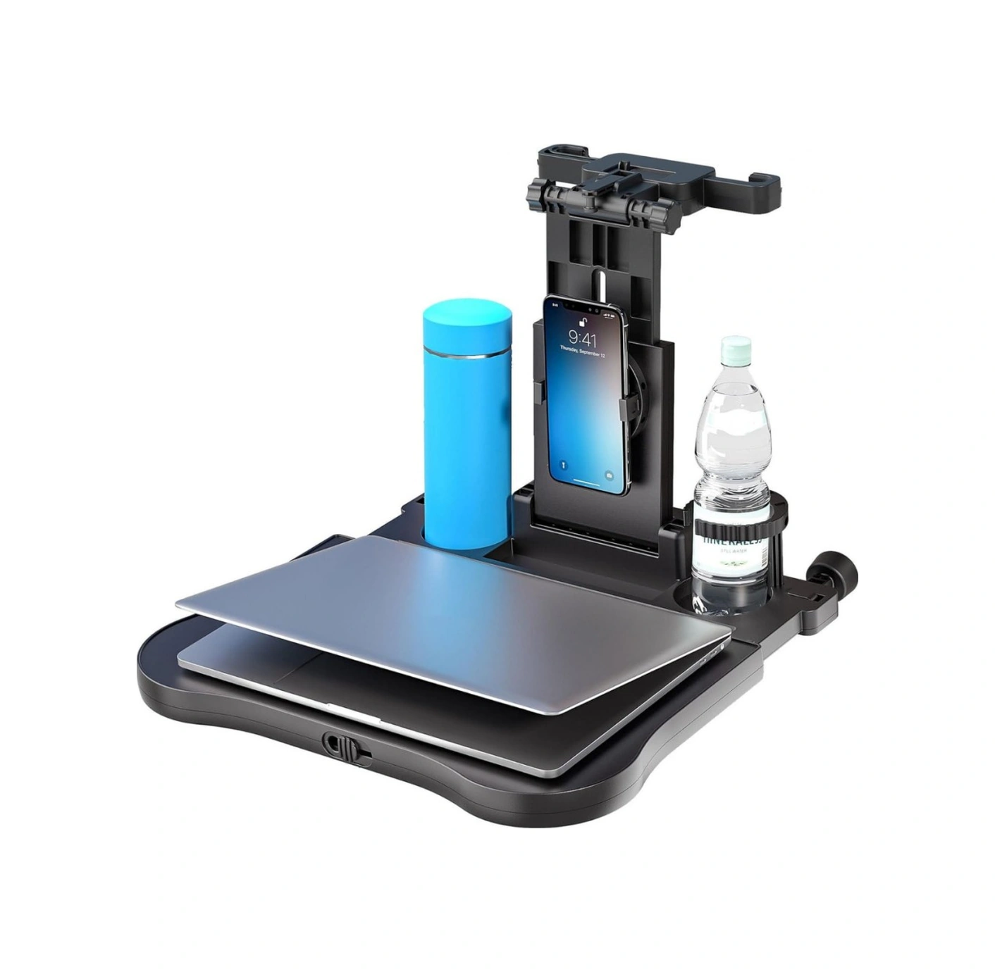 Polham Premium Araç Koltuk Arkası Masa Araç Laptop Standı Araç Yeme İçme Masası Standı Araç Standı Siyah