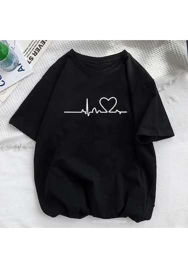 Snapbuy Ejderha Baskılı Kadın T-shirt - Rahat Polyester Gömlek - Genç Kız Üsterkek Mor