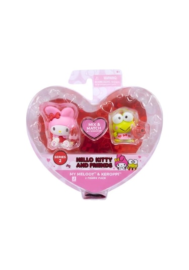 Hello Kitty Ve Arkadaşları My Melody İle Keroppi 2 Li Figür Paketi