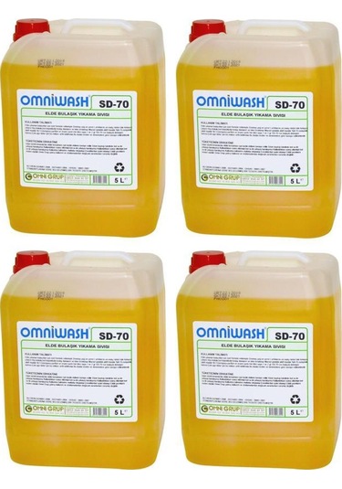Omniwash Sd-70 Elde Bulaşık Yıkama Deterjanı 4 X 5000ml