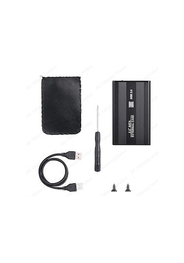 2.5 Sata Usb 2.0 Alüminyum Harici Notebook Hdd Kutusu