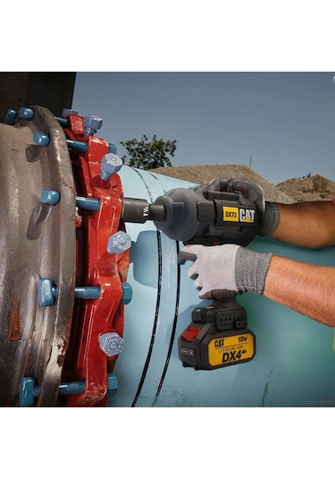 Cat DX73 18 V 4.0 A 1700/2100 NM Çift Akülü Kömürsüz Şarjlı Somun Sıkma