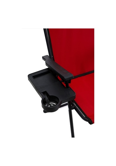 Natura Bardaklıklı Kamp Sandalyesi - Kırmızı