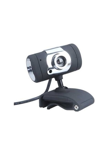 Fortunelane Usb 2.0/1.1 Siyah Web Kamera - 300k Cmos, 360 Dönüşlü, Mikrofonlu, Plug & Play, Laptop/pc Uyumlu
