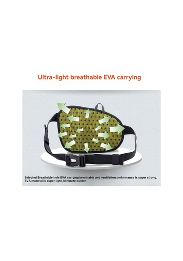 Jeemson Koşu Ve Doğa Yürüyüşü İçin Hafif Nefes Alabilir Çok Amaçlı Bel Çantası - Yeşil Yeşil