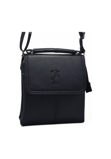 Erkek Siyah Çapraz Askılı Omuz Ve El Çantası Siyah