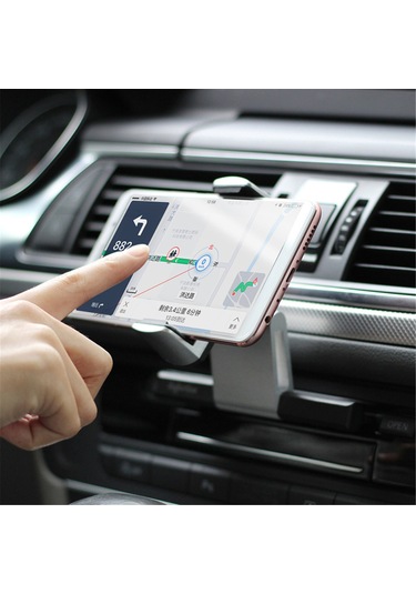 Monyee Araç Cd Slot Telefon Tutucu: 360 Döner, 3.5-5.5 İnç Telefonlar İçin, Alüminyum-abs Malzeme, Araç İçi Navigasyon Ve Telefon Tutma