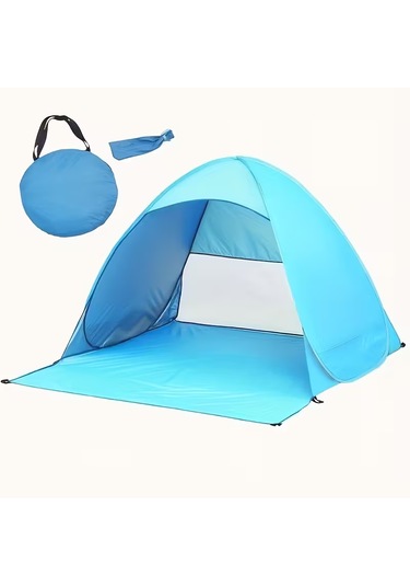 Küçük Plaj Çadırı Açık Mavi