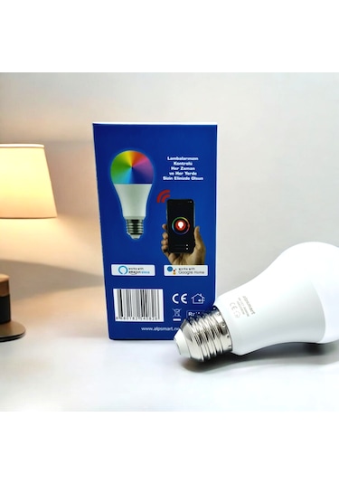 Alpsmart As8229 Cw Akıllı Wifi Led Lamba Tuya Destekli Ampül 9w