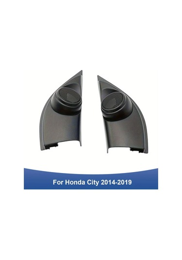 Xuweiwei Car Speaker Cover Honda City 2014-2019 İçin Ses Sistemi Yükseltme Dayanıklı Plastik Tweeter Kutusu
