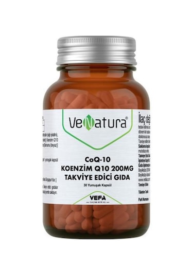 Venatura Koenzim Q10 200 Mg 30 Yumuşak Kapsül