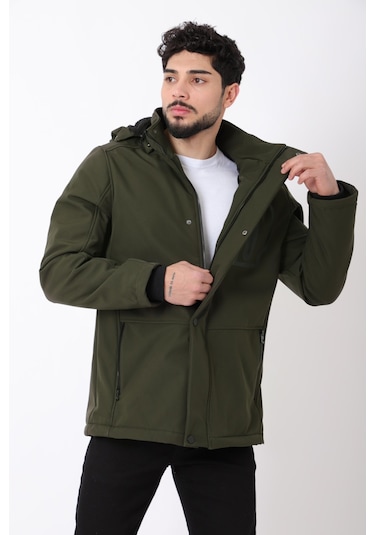 Stilkombin Çıkarılabilir Kapüşonlu Softsheel Mont Pldp 2991 50413 Siyah