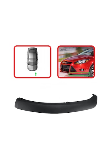 Ford Focus Mk3 Ön Tampon Alt Taşlık Karlık Plastiği Sol 2011--201