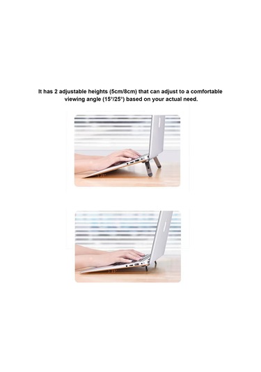 Skycity Alüminyum Notebook Standı: Soğutma Fonksiyonlu, Çevrilebilir, Yükseklik Artırıcı Masaüstü Tutucu Gri