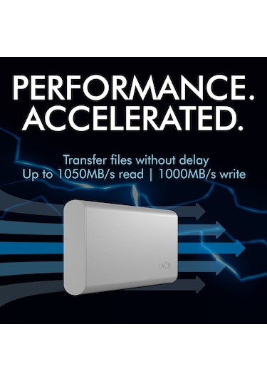 Lacie STKS500400 500 GB USB-C 3.2 1050 MB/S Taşınabilir Portable SSD