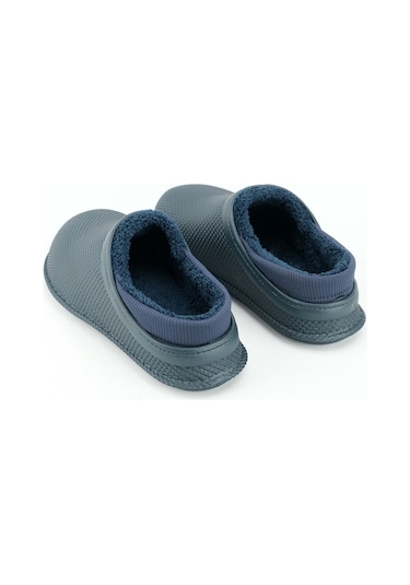 Gezer Erkek Kışlık Eva İçi Peluşlu Sessiz Taban Ev Bahçe Terlik Gt5kmm.15336.00.013.2f Lacivert
