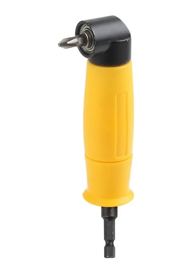 Symbee 105 Derece Açıklı Uç Adapteri, 1/4" Altıgen Saplı, Dar Mekanlarda Kullanım, Matkap Ve Somun Sıkıcı İçin