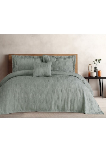 Özdilek Nova Çift Kişilik Yatak Örtüsü Mint Çok Renkli