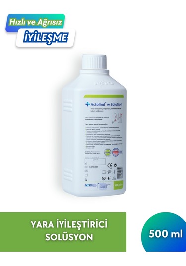 Actolind W Solutıon Yara İyileştirme Solüsyonu 500ML