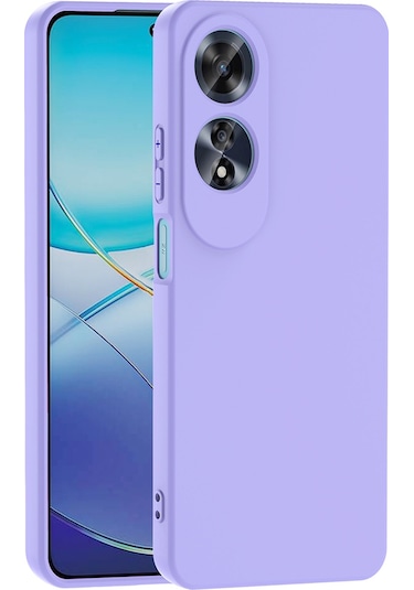 Oppo A60 Uyumlu Zore Mara Lansman Kapak-lila Lila