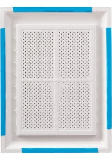 Plastik Banyo Wc Havalandırma Menfezi Yüzeysel Hareketli 48 X 48 Cm
