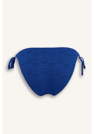 Defacto Regular Fıt Nakışlı Brode Bikini Alt B6895ax26smbe114 Mavi-be114
