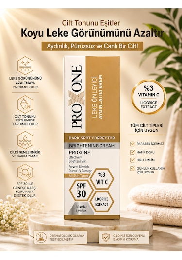 Proxone Leke Önleyici Aydınlatıcı Krem 50 Ml