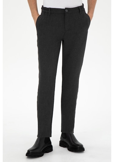 U.s. Polo Assn. Erkek Antrasit Pantolon Kanvas-chino 50296165-vr006 Antrasit