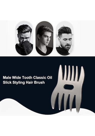 Yifomall Çift Taraflı Saç Şekillendirme Tarağı - Saç Masajı Ve Kolay Stil İçin Plastik Tarak