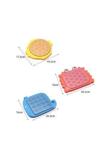 Sones Çocuk Karikatür Silikon Buz Tepsisi Ev Yapımı Dondurma Kalıbı Diğer