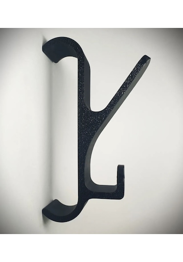 Havlupan Askısı 3 Adet Bornoz Ve Havlu Askılık Siyah