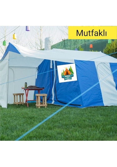 Doğa Kamp3 Odalı Mutfaklı Kamp Çadırı Çok Renkli