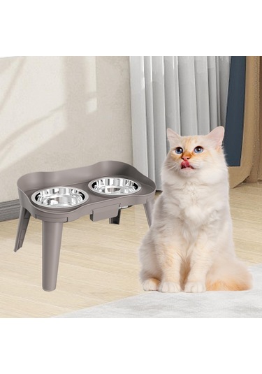 Homyl Yükseltilmiş Evcil Hayvan Kapları Kaymaz Ayaklı Besleme