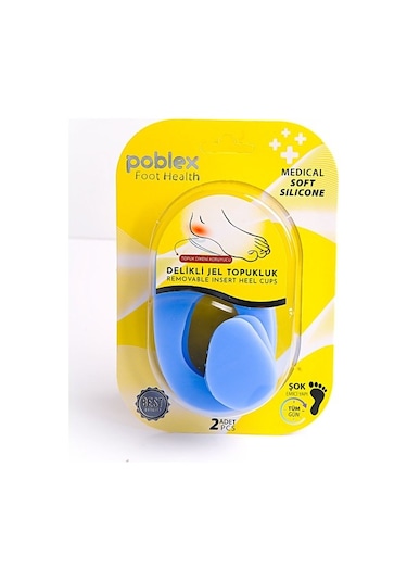 Poblex Topuk Dikeni Için Delikli Jel Topukluk - Small