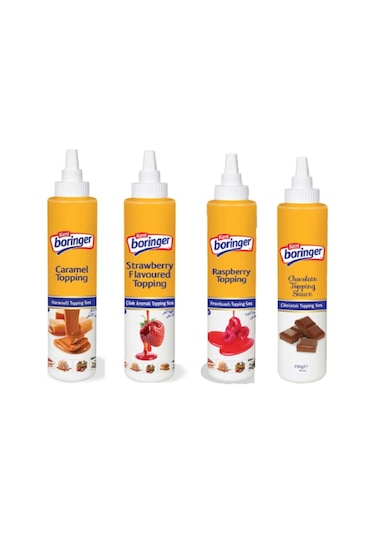 Kent Boringer Topping Sos Set 4 x 750 G