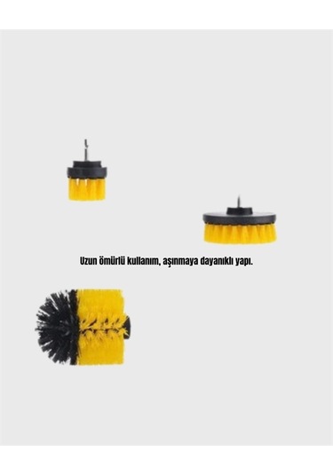 Bfs Yüksek Devirde Etkili Temizlik Sağlayan Matkap Ucu Fırça Seti