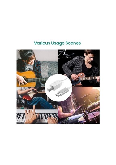 Wondernest Usb-c Mıdı Kablosu, C Tipi Arayüz 2.0 - Meloaudio Lichen Uyumlu