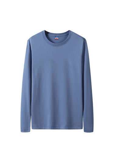 Muls Erkek Uzun Kollu Pamuk Tişört 4xl-5xl Sonbahar Giyim Hızlı Teslimatkahverengi Kahverengi