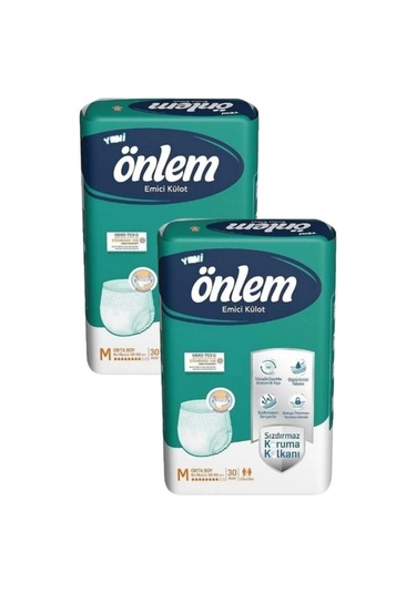 Önlem Emici Külot Hasta Bezi Eko Orta Boy M 2 x 30'lu