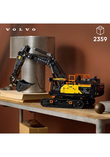LEGO® Technic Volvo EC500 Hybrid Ekskavatör 42215- Yetişkinler için Motorlu İnşaat Aracı Yapım Seti (2359 Parça)