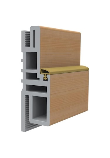 Contacall Ahşap Kapı Fitili Ahşap Kapı Contası Kahverengi 25 Metre Ortadan Tırnaklı Akc-61