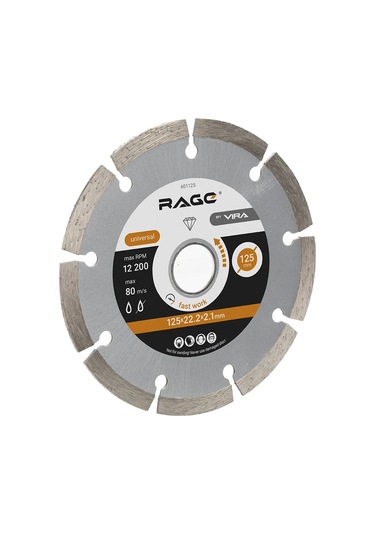 Rage Hq Elmas Segmentli Disk 125 Mm 321790134