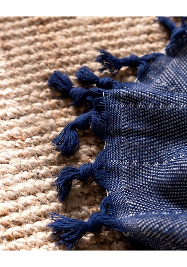 Ranier Koltuk Şalı - Lacivert - 175x200 Cm Lacivert