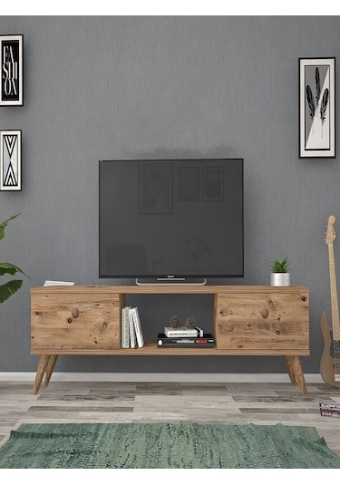 Mbes Mobilya Eda Atlantik 140 Cm Tv Ünitesi (Atlantik Çam)