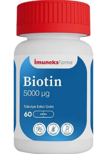 İmuneks Biotin 5000MG 60 Tablet