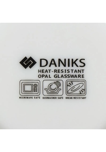 Daniks Cam Seramik Kapaklı 3'lü Salata Kasesi Seti, Veronika 225520488 Beyaz