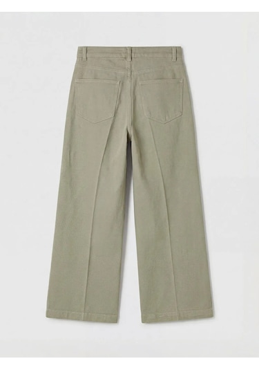 Lc Waikiki Yeşil Wideleg Kadın Jean Pantolon