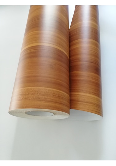 Ahşap Desenli Dolap Kaplama Folyosu 122 Cm X 1 Mt